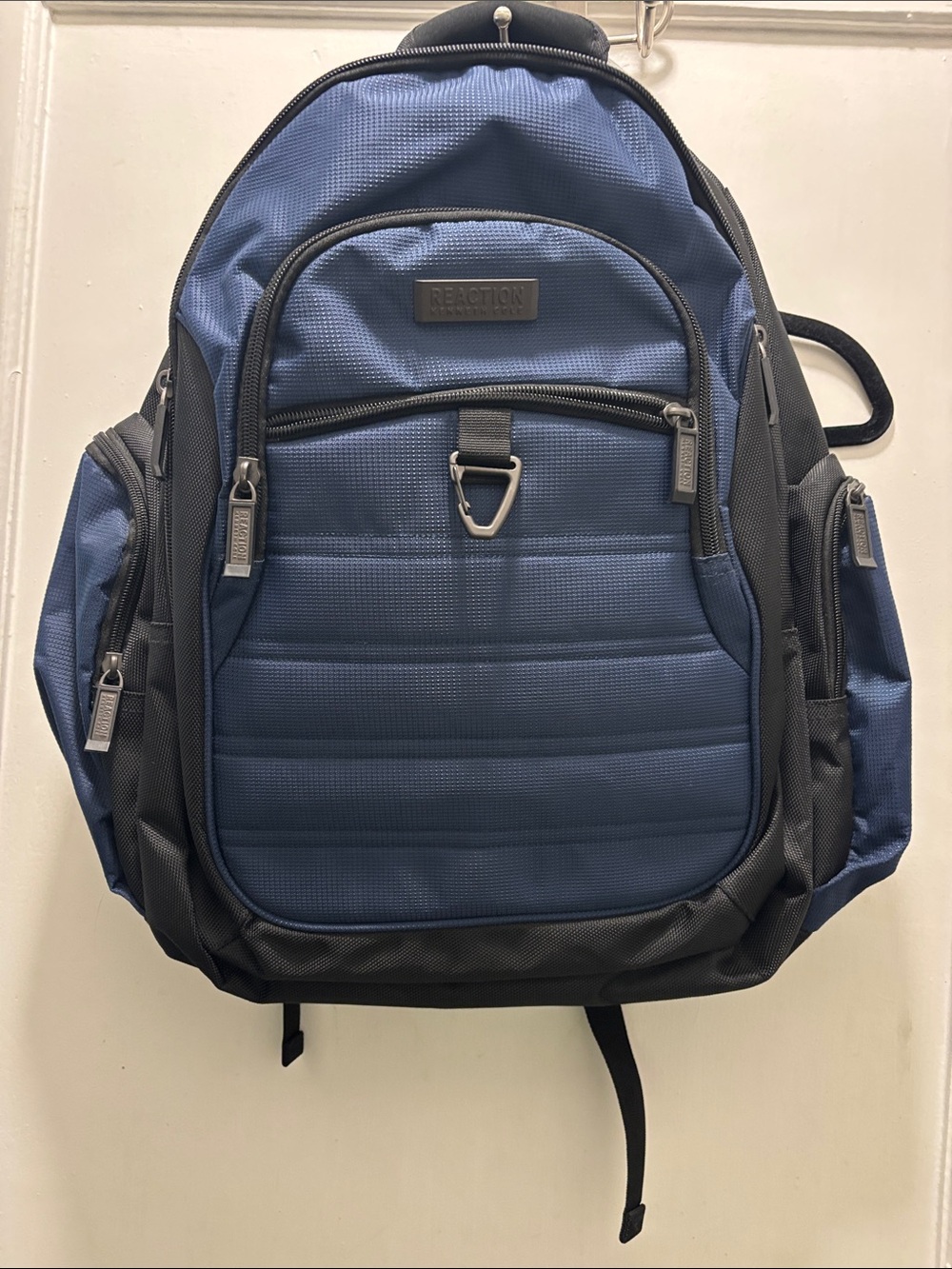Kenneth Cole Reaction Navy Blue and Black Men's Backpack